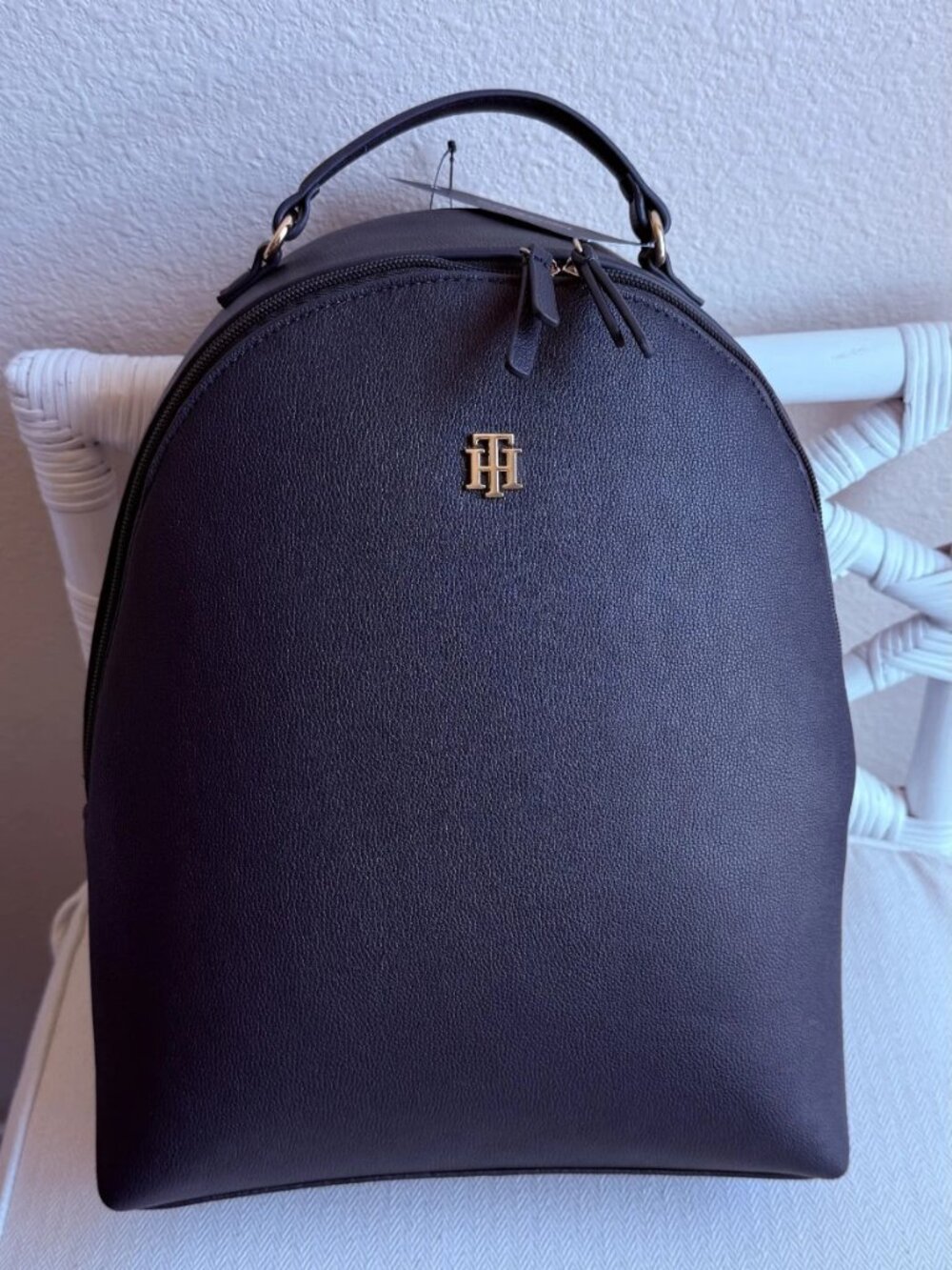 Tommy Hilfiger Women's Backpack Midnight Navy Dome Style XW07208 NWT
